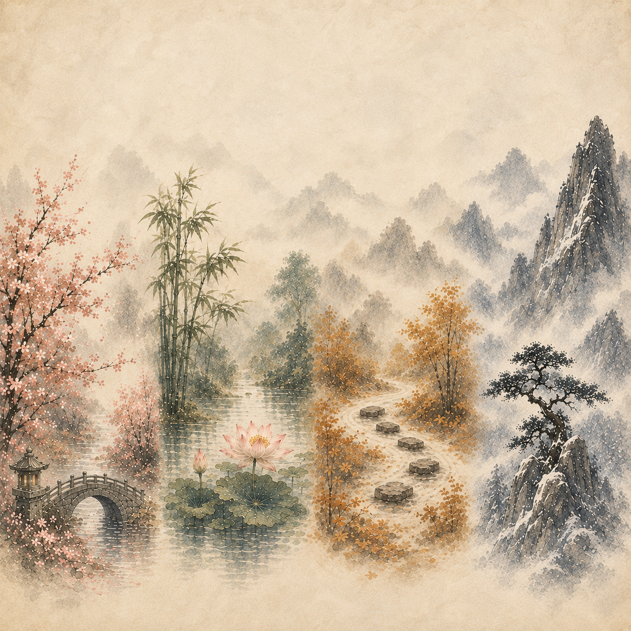 Four Seasons program artwork